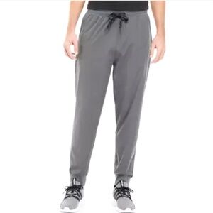 ZELOS Athletic Joggers Sweat Pants Gray with Zip Pockets Men’s Size Small